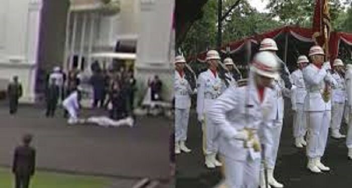 Video Viral Komandan Upacara Pingsan saat Pelantikan Perwira TNI-Polri