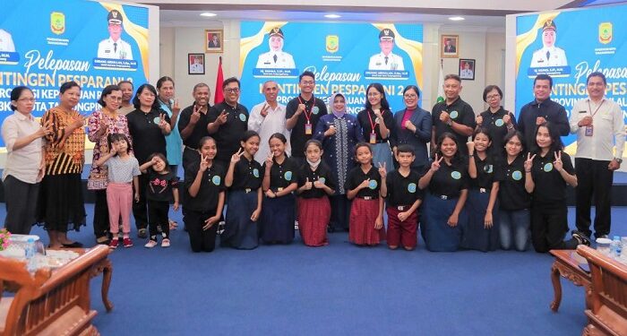 Wako Rahma Lepas Kontingen Tanjungpinang Ikuti Pesparani II Provinsi Kepri