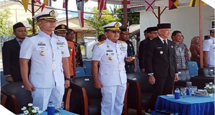 Wakil Bupati Natuna Hadiri Acara Serah Terima Jabatan Komandan Lanal Ranai