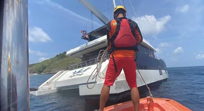 Eagle Wings Bocor di Perairan Anambas