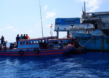 Ini Kapal Asing Berbendera Vietnam yang Dimusnahkan Kejari Natuna