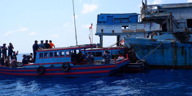 Ini Kapal Asing Berbendera Vietnam yang Dimusnahkan Kejari Natuna
