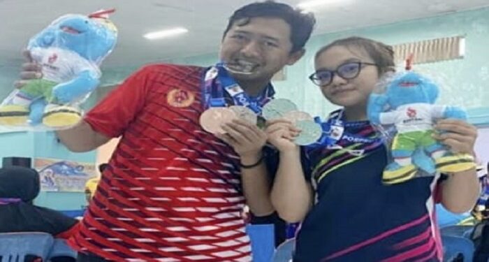 Acha Putri Natuna Atlit Tenis Meja Berkelas Dunia