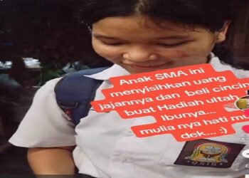 Ungkap Kasih Sayang, Anak SMA di Medan Belikan Emas Pakai Uang Jajan