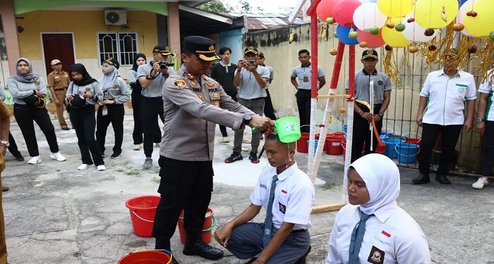 Kapolres Lingga Hadiri Upacara dan Berikan Motivasi Usai Pembukaan Pelatihan Paskibraka
