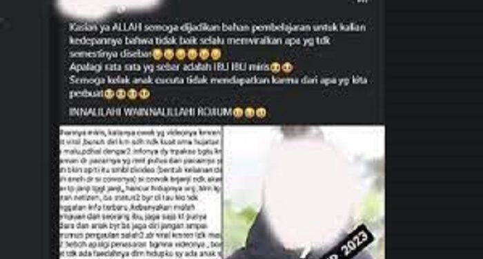 Sempat Viral, Pemeran Video Asusila Pakai Minyak Telon Akhiri Hidup