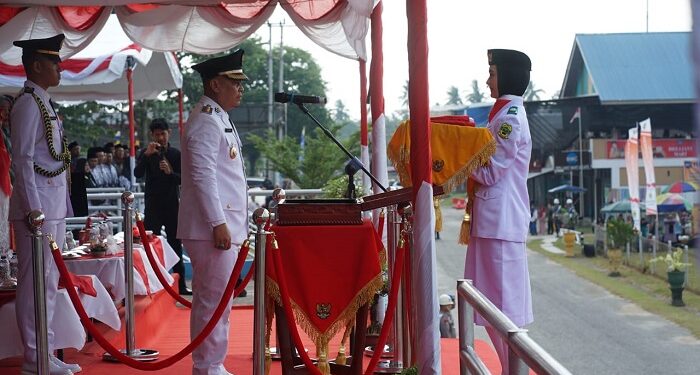 Upacara HUT RI ke – 78 Kabupaten Lingga Berlangsung Khidmat