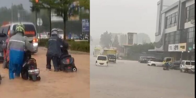 Tiga Jam Hujan Sejumlah Wilayah Dikota Batam Banjir