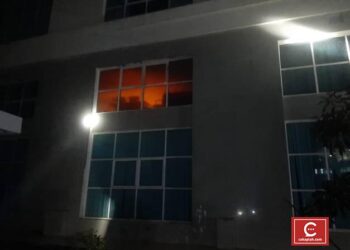 Kantor BPKAD Pekanbaru Terbakar