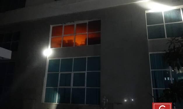 Kantor BPKAD Pekanbaru Terbakar