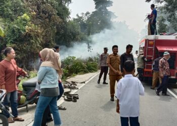 Lahan Warga Seluas 1 Hektar Terbakar
