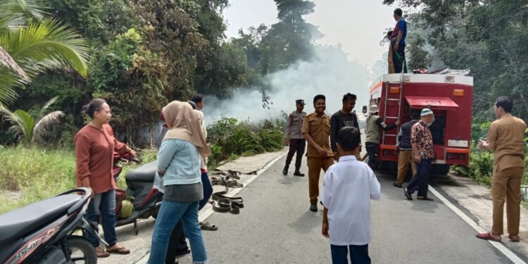 Lahan Warga Seluas 1 Hektar Terbakar