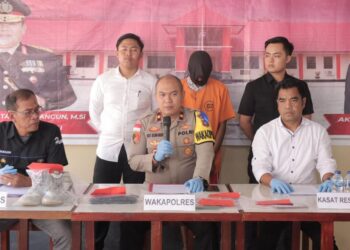Polres Lingga  Ungkap Kasus Tindak Pidana Pencabulan dan Penimbunan BBM