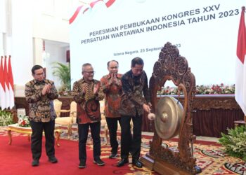 Buka Kongres XXV PWI, Presiden Jokowi Ajak Insan Pers Pegang Teguh Kode Etik Jurnalistik