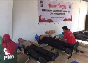 Jaga Ketersediaan Stok, KKPR Karimun Gelar Donor Darah