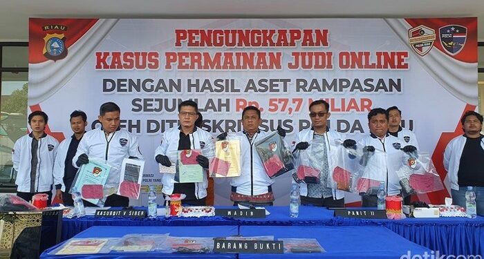 Patroli Siber, Polisi Bongkar Jaringan Judi Online di Pekanabru, Omzet 100 Juta per Minggu