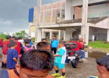 Pria di Karimun Jatuh dari Lantai 2 KECC Coastal Area  
