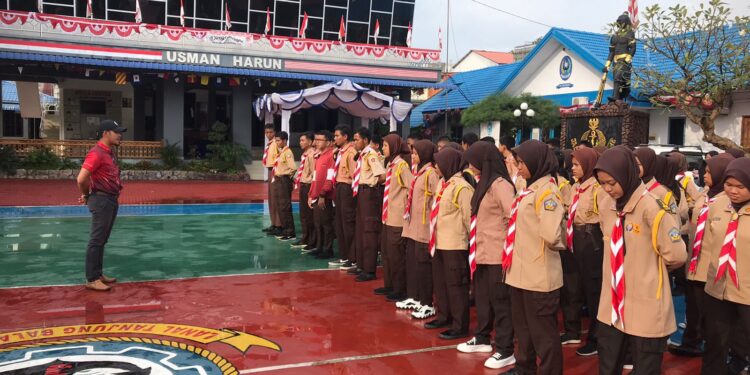 Calon Saka Bahari Kunjungi Pangkalan Danlanal Karimun