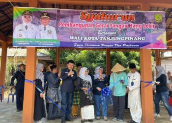 Walikota Tanjungpinang Resmikan Gedung Gerai Pangan