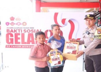 Akabri 1990 Gelar Bakti Sosial di Polres Karimun