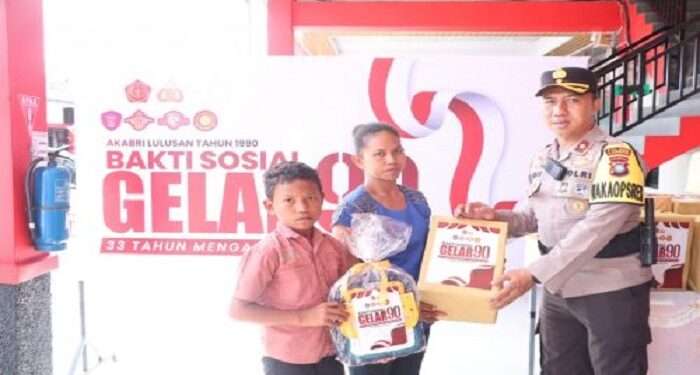 Akabri 1990 Gelar Bakti Sosial di Polres Karimun