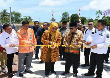 Akhirnya, Akses Jalan Baru ke SMAN 1 Singkep Pesisir Diresmikan