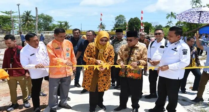 Akhirnya, Akses Jalan Baru ke SMAN 1 Singkep Pesisir Diresmikan