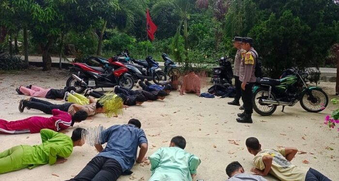 13 Pelajar Bolos Sekolah di Karimun Diamankan Polsek Meral