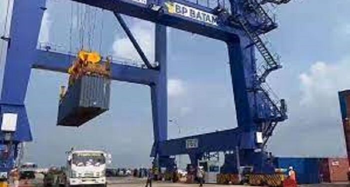 STS Crane Beroperasi, Bongkar Muat di Pelabuhan Batu Ampar Jadi Efektif
