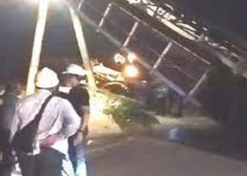 Conveyor PT Pacific Granitama Karimun Ambruk