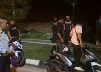 Dishub Kepri Patroli Balap Liar di Dompak Tanjungpinang