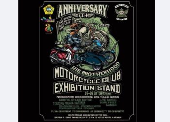 HIB Gelar Kontes Stand Motor dan Touring Wisata Karimun