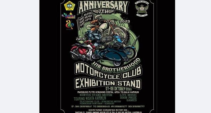 HIB Gelar Kontes Stand Motor dan Touring Wisata Karimun