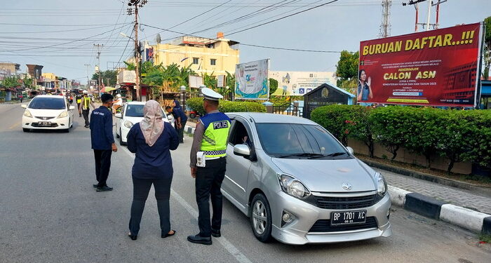 UPTD PPD Karimun Bapenda Provinsi Kepri Lakukan Penertiban Pajak Kendaraan