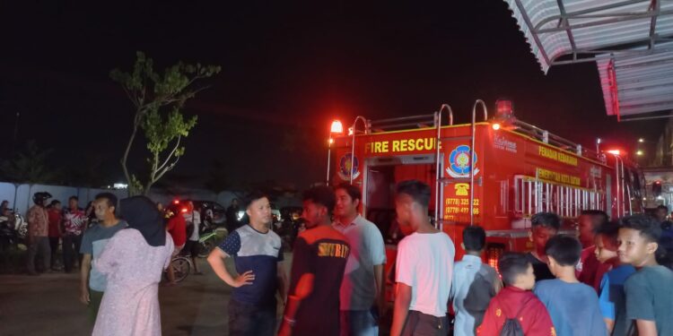 Satu Unit Ruko Terbakar di Tiban Batam