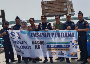 PT.Saricotama Indonesia Eksport Santan Kelapa ke Tiongkok