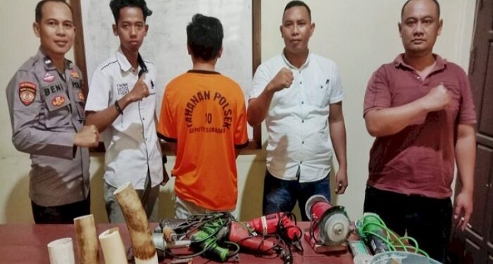 Jual Pipa Rokok Gading Gajah, Pemuda di Lampung Tengah Ditangkap