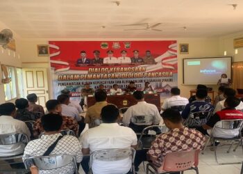 Pemantapan Ideologi Pancasila, Kesbangpol Lingga Gelar Dialog Kebangsaan