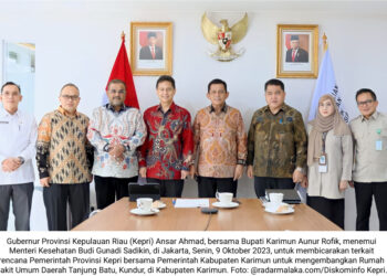 Gubernur Kepri Ajak Bupati Karimun Temui Menkes Bahas Pengembangan RSUD Tanjung Batu