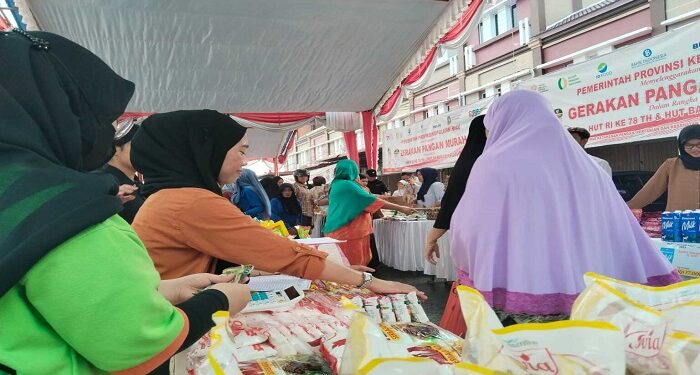 Semarak Hari Jadi, Pemkab Karimun Gelar Bazar Pasar Pangan Murah
