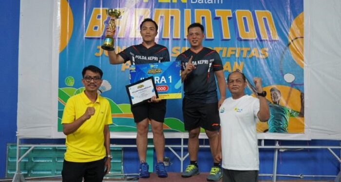 Polda Kepri Juara Pertama Ajang PLN Batam Turnamen