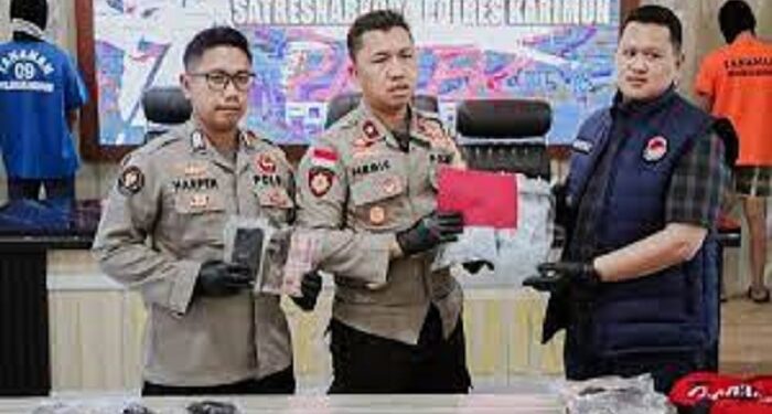 Gelar Pekat Seligi, Polres Karimun Amankan 2 Pria Miliki Narkoba