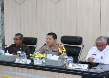 Pesta Demokrasi, Polres Karimun Turunkan Ratusan Anggota dalam Operasi Mantap Brata Seligi