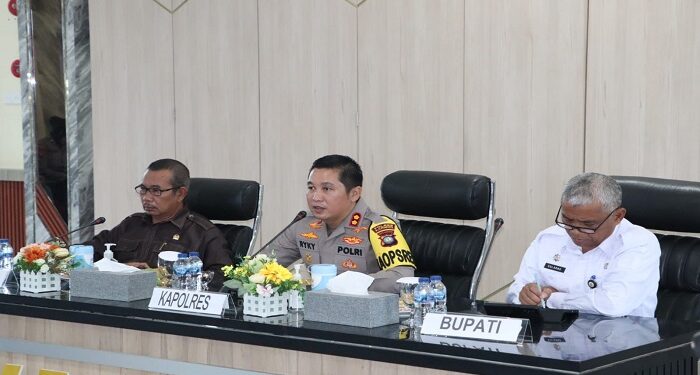 Pesta Demokrasi, Polres Karimun Turunkan Ratusan Anggota dalam Operasi Mantap Brata Seligi