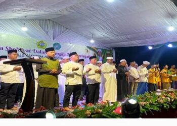 Rasno Hadiri Gema Sholawat Peringati Maulid Nabi di Kampung Harapan