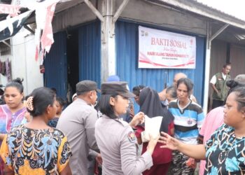 Warga Telaga Mas Dapat Bantuan Air Bersih