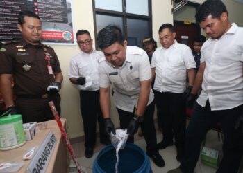 Polda Kepri Kembali Musnahkan Sabu Seberat 323,43 Gram
