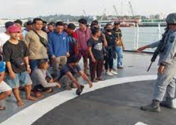 Sembunyi Didalam Hutan, Bamkala RI Berhasil Gagalkan 30 PMI Tujuan Malaysia