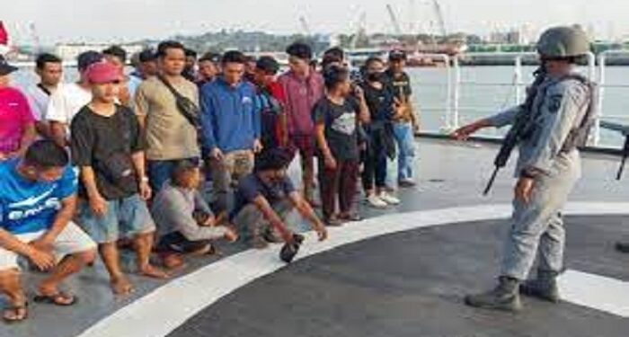 Sembunyi Didalam Hutan, Bamkala RI Berhasil Gagalkan 30 PMI Tujuan Malaysia