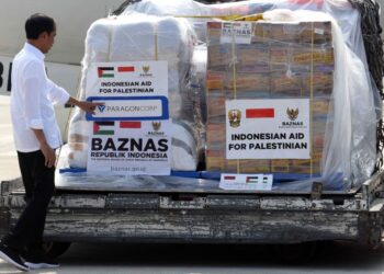Presiden Lepas Bantuan Kemanusiaan Tahap II ke Palestina